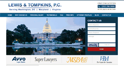 Desktop Screenshot of lewisandtompkins.com